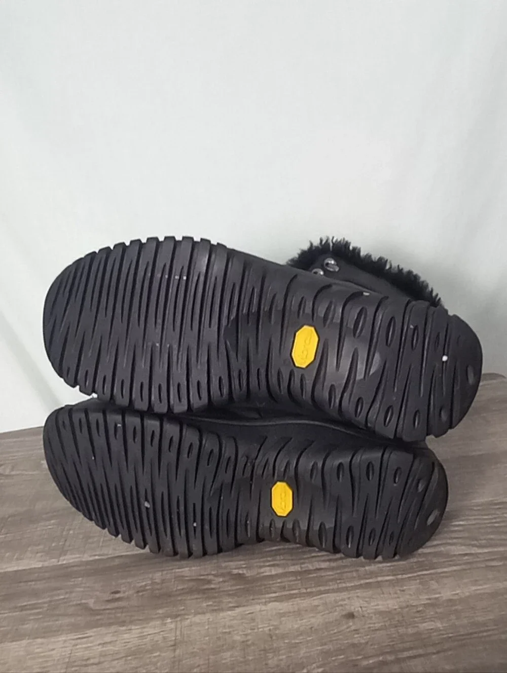 UGG Black Adirondack Goretex Leather Waterproof Winter Boots Size 8